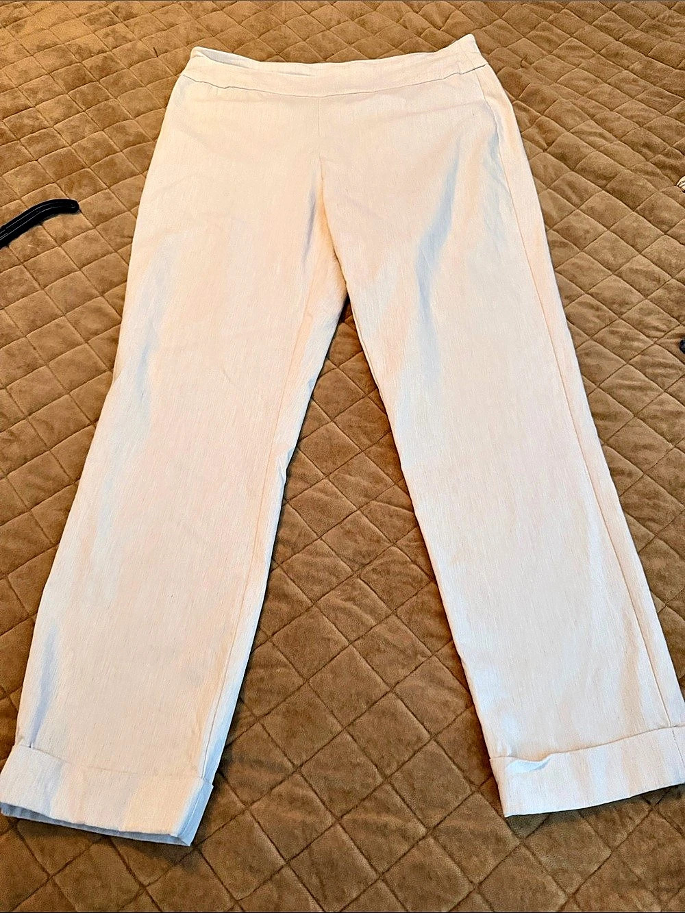 Tribal Straight Leg Pants Light beige Size 12